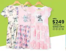 Soriana Híper Niña vestido de manga corta oferta