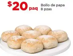 Bodega Aurrerá Bollo de papa paq oferta