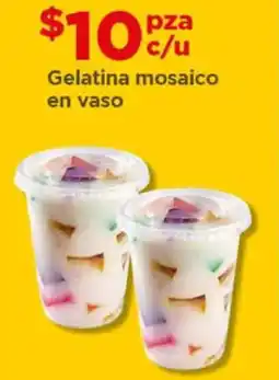 Bodega Aurrerá Gelatina mosaico en vaso oferta