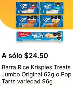 OXXO Barra rice krispies treats jumbo original oferta