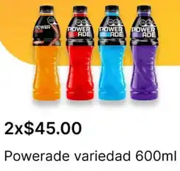 OXXO Powerade variedad oferta