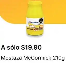 OXXO McCormick mostaza oferta
