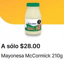 OXXO McCormick mayonesa oferta