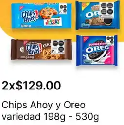 OXXO Chips ahoy y oreo variedad oferta