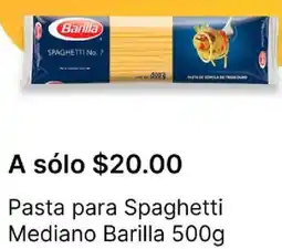 OXXO Barilla pasta para spaghetti mediano oferta