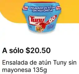 OXXO Tuny ensalada de atún sin mayonesa oferta
