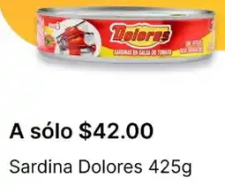 OXXO Dolores sardina oferta