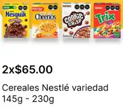 OXXO Nestlé cereales variedad oferta
