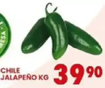 Alsuper Chile jalapeño oferta
