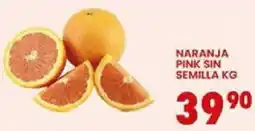 Alsuper Naranja pink sin semilla oferta