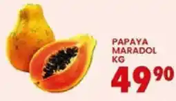 Alsuper Papaya maradol oferta