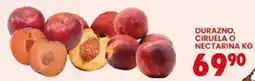 Alsuper Durazno, ciruela o nectarina oferta