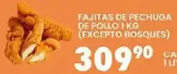 Alsuper Fajitas de pechuga de pollo oferta