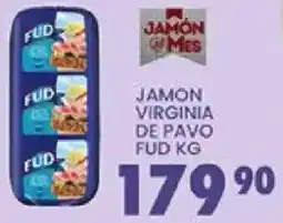 Alsuper Fud jamon virginia de pavo oferta