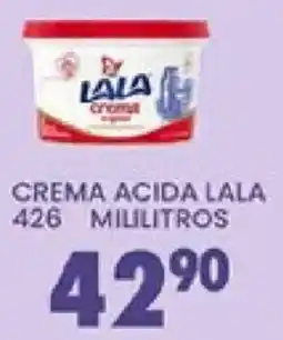 Alsuper Lala crema acida oferta