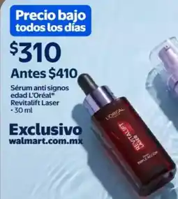 Walmart L'Oréal Revitalift Laser sérum anti signos edad oferta