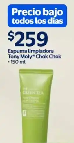 Walmart Tony Moly Chok Chok espuma limpiadora oferta