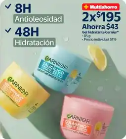 Walmart Garnier gel hidratante oferta