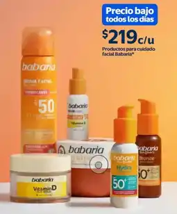 Walmart Babaria productos para cuidado facial oferta