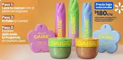 Walmart DAISE jabón espuma de baño, exfoliante corporal o fragancia oferta