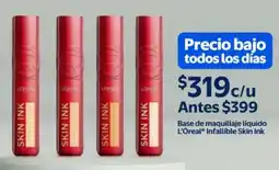 Walmart L'Oreal Infallible Skin Ink base de maquillaje líquido oferta