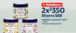 Walmart Dr. Teals exfoliante corporal oferta