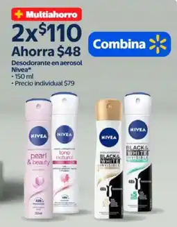 Walmart Nivea desodorante en aerosol oferta