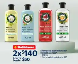 Walmart Herbal Essences shampoo o acondicionador oferta
