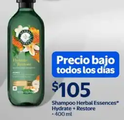 Walmart Herbal Essences Hydrate+Restore shampoo oferta