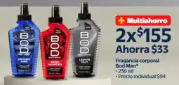 Walmart Bod Man fragrancia corporal oferta
