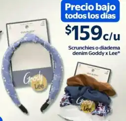 Walmart Goody x Lee scrunchies o diadema oferta