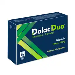 Farmacias Bazar DOLAC DUO 10/25MG 10 CAPSULAS oferta
