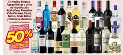 Soriana Híper En Vodka, Mezcal, Aguardientes y vinos de importación oferta