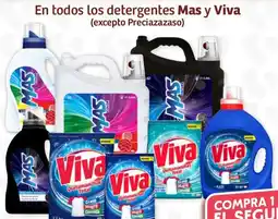 Soriana Híper Mas y viva en todos los detergentes oferta