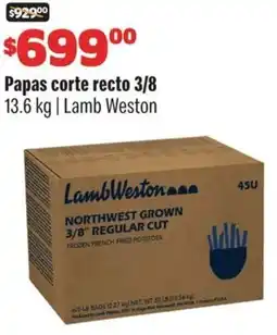 Smart & Final Lamb weston papas corte recto oferta