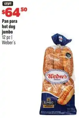 Smart & Final Weber's pan para hot dog jumbo oferta