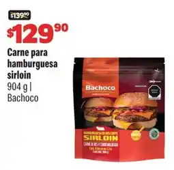 Smart & Final Bachoco carne para hamburguesa sirloin oferta