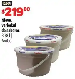 Smart & Final Arctic nieve, variedad de sabores oferta