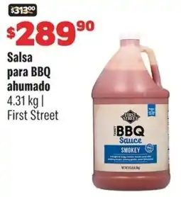 Smart & Final First street salsa para bbq ahumado oferta