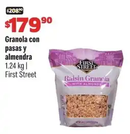 Smart & Final First street granola con pasas y almendra oferta
