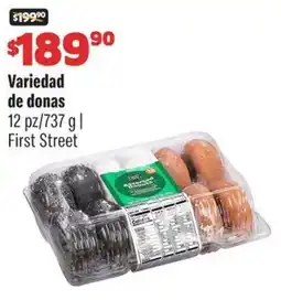Smart & Final First street variedad de donas oferta