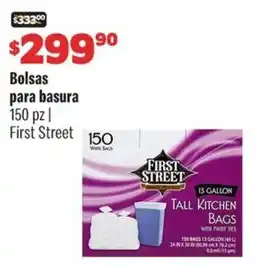 Smart & Final First street bolsas para basura oferta