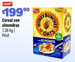 Smart & Final Post cereal con almendras oferta