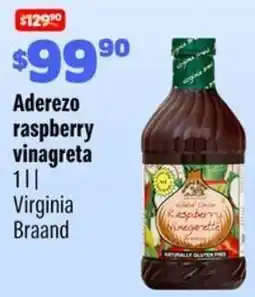 Smart & Final Virginia braand aderezo raspberry vinagreta oferta
