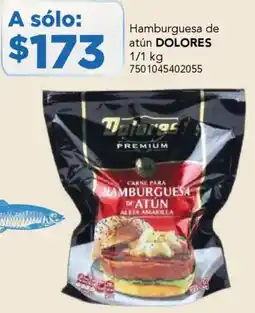 City Club Dolores hamburguesa de atún oferta