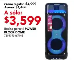 City Club Power block dome bocina portátil oferta