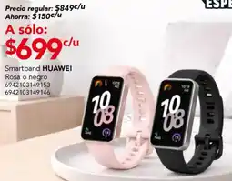 City Club Huawei smartband rosa o negro oferta