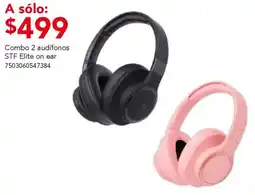 City Club Stf combo 2 audífonos elite on ear oferta
