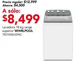 City Club Whirlpool lavadora carga superior oferta