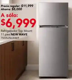 City Club New wave refrigerador top mount oferta